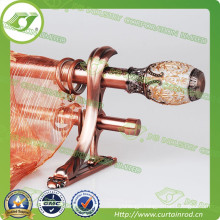 Z-089 JNS new design European court resign curtain rod with double curtain track